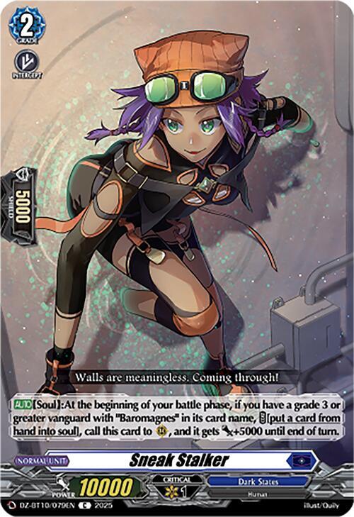 Cardfight Vanguard DZ-BT10: Dragonsoul Resonance Sneak Stalker DZ-BT10/079EN C Near Mint