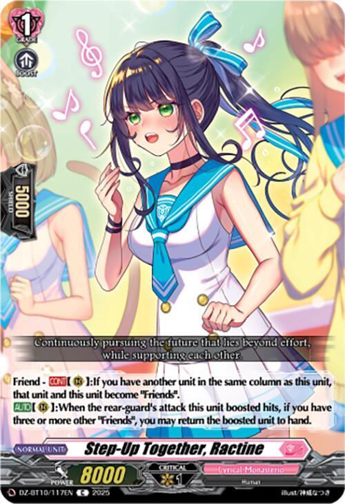 Cardfight Vanguard DZ-BT10: Dragonsoul Resonance Step-Up Together, Ractine DZ-BT10/117EN C Near Mint