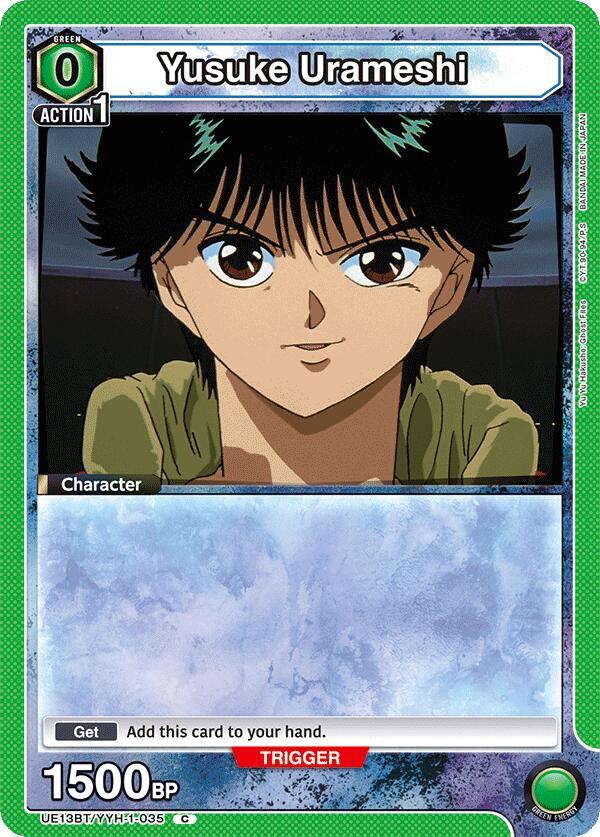 Union Arena UE13BT: Yu Yu Hakusho: Ghost Files Yusuke Urameshi (035) UE13BT/YYH-1-035 Common Near Mint