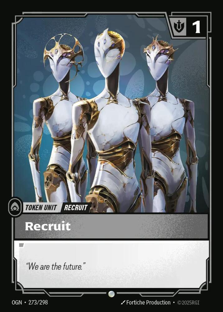 Riftbound: League of Legends Trading Card Game Origins Recruit (273) // Buff #273 Common Near Mint
