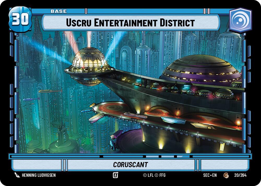 Star Wars Unlimited Secrets of Power Uscru Entertainment District // Experience 20/264 // T02/T02 Common Near Mint