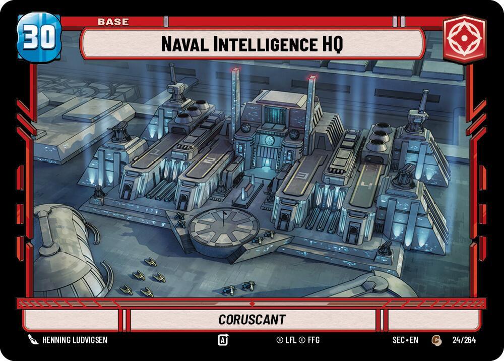 Star Wars Unlimited Secrets of Power Naval Intelligence HQ // Experience 24/264 // T02/T02 Common Near Mint