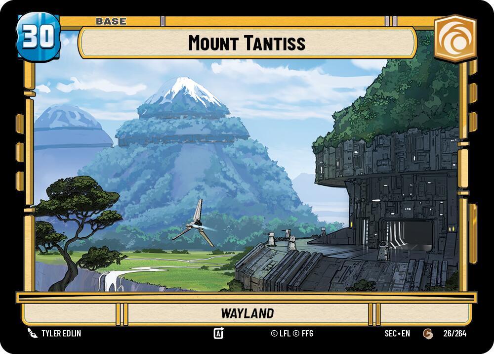 Star Wars Unlimited Secrets of Power Mount Tantiss // Experience 26/264 // T02//T02 Common Near Mint