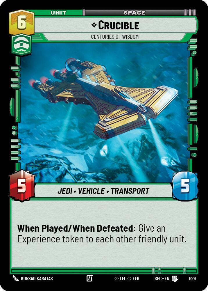 Star Wars Unlimited Secrets of Power Crucible - Centuries of Wisdom (Foil) 629 Uncommon Near Mint Foil