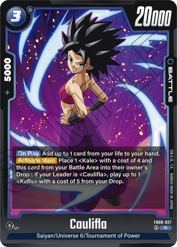 Dragon Ball Super: Fusion World Saiyan's Pride Caulifla - FB08-027 FB08-027 Rare Near Mint Holofoil