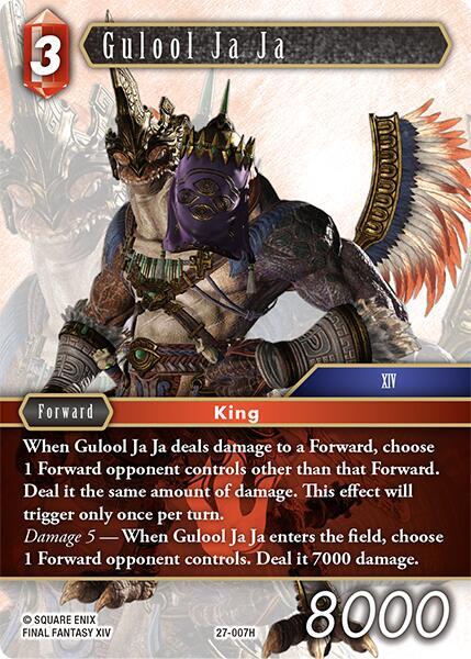 Final Fantasy TCG Journey of Discovery Gulool Ja Ja 27-007H Hero Near Mint