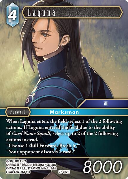 Final Fantasy TCG Journey of Discovery Laguna 27-032R Rare Near Mint