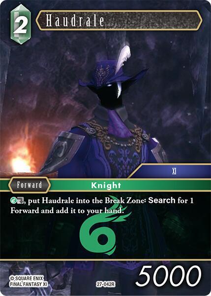 Final Fantasy TCG Journey of Discovery Haudrale 27-042R Rare Near Mint