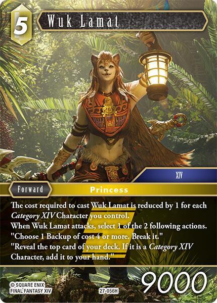 Final Fantasy TCG Journey of Discovery Wuk Lamat 27-056H Hero Near Mint