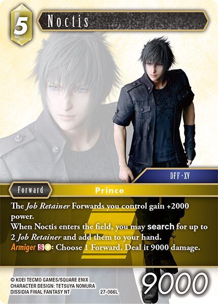 Final Fantasy TCG Journey of Discovery Noctis 27-066L Legend Near Mint