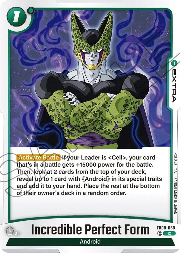 Dragon Ball Super: Fusion World Saiyan's Pride Incredible Perfect Form FB08-069 Common Near Mint