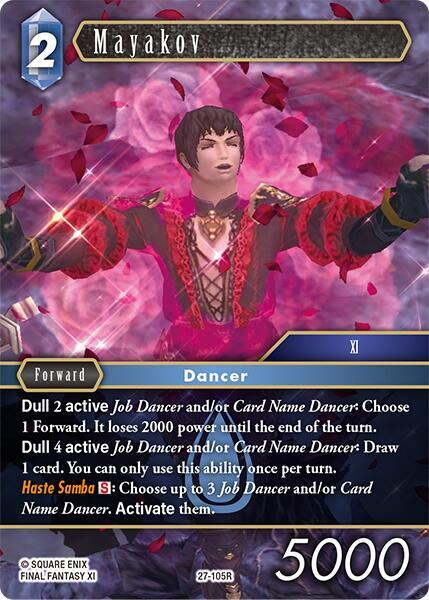 Final Fantasy TCG Journey of Discovery Mayakov 27-105R Rare Near Mint