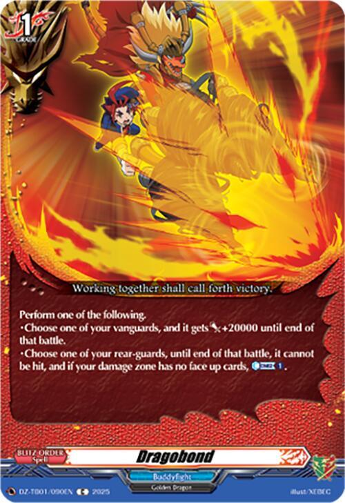 Cardfight Vanguard DZ-TB01: Future Card Buddyfight Dragobond DZ-TB01/090EN C Near Mint