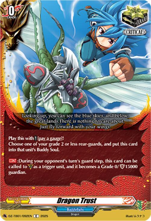 Cardfight Vanguard DZ-TB01: Future Card Buddyfight Dragon Trust DZ-TB01/092EN C Near Mint