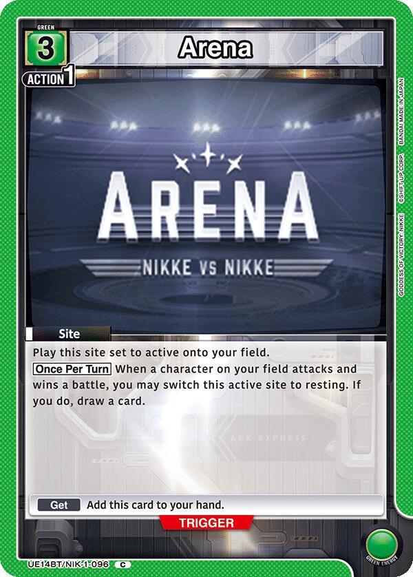 Union Arena UE14BT: GODDESS OF VICTORY: NIKKE Arena UE14BT/NIK-1-096 Common Near Mint