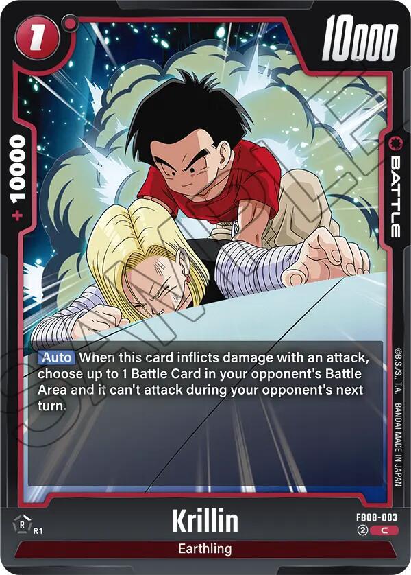 Dragon Ball Super: Fusion World Saiyan's Pride Krillin - FB08-003 FB08-003 Common Near Mint