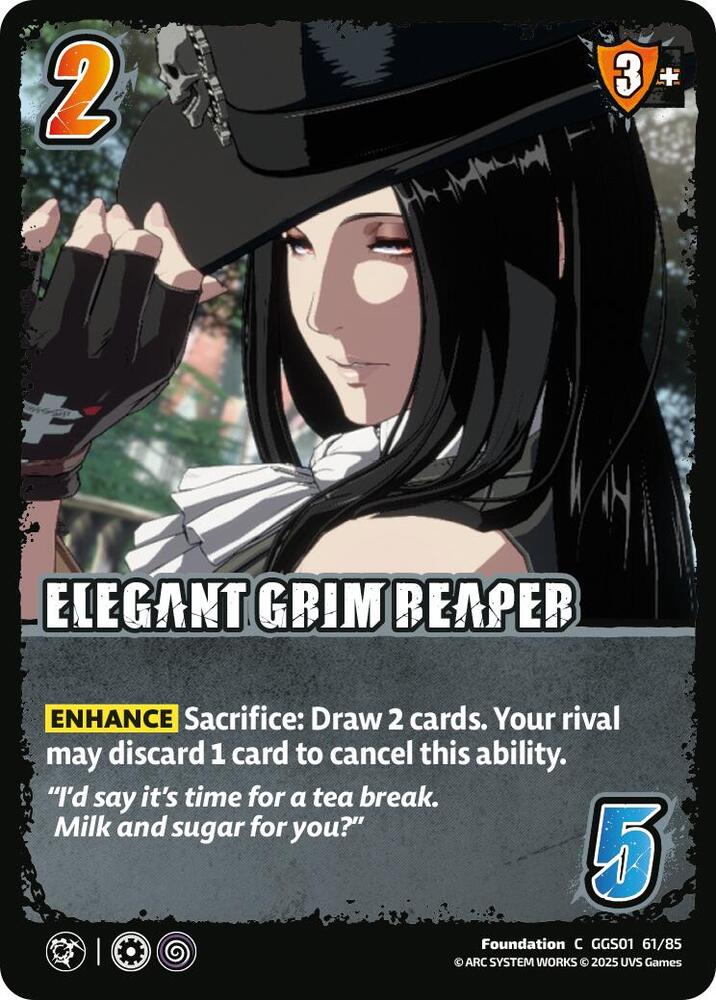 UniVersus GUILTY GEAR -STRIVE- ELEGANT GRIM REAPER GGS01 61/85 Common Near Mint