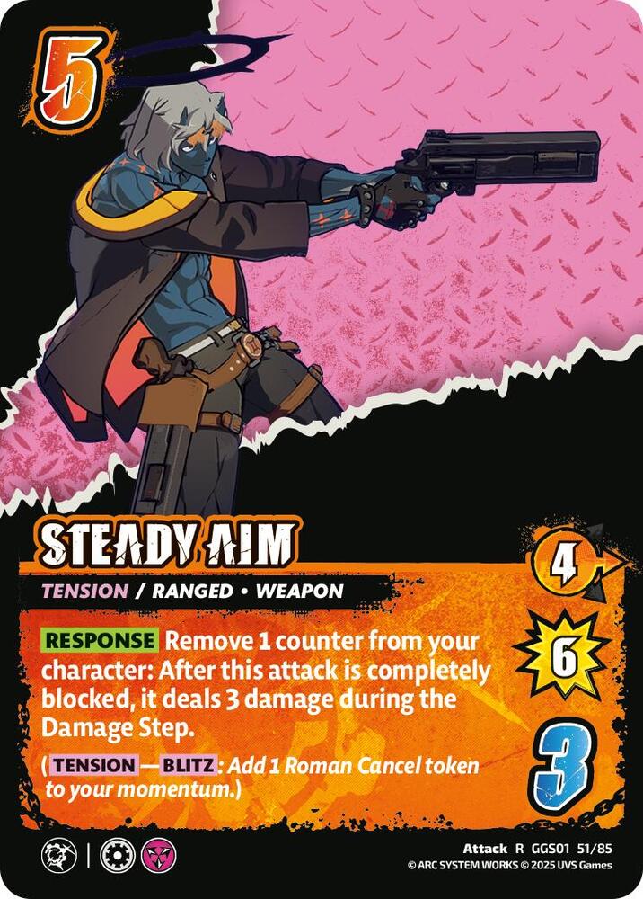 UniVersus GUILTY GEAR -STRIVE- STEADY AIM GGS01 51/85 Rare Near Mint Foil