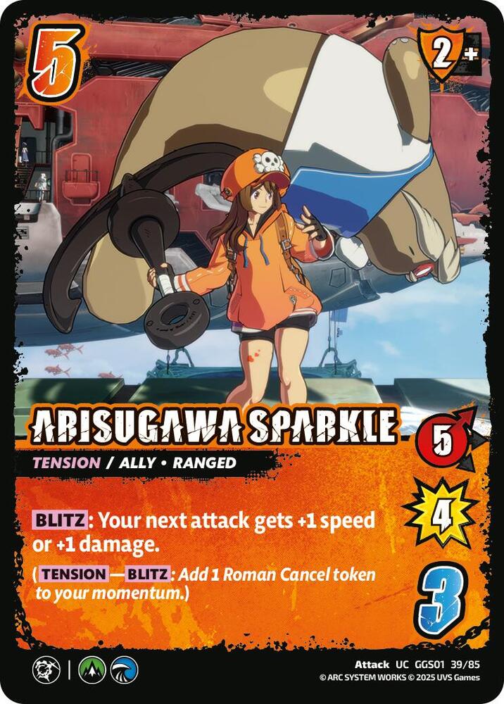 UniVersus GUILTY GEAR -STRIVE- ARISUGAWA SPARKLE GGS01 39/85 Uncommon Near Mint