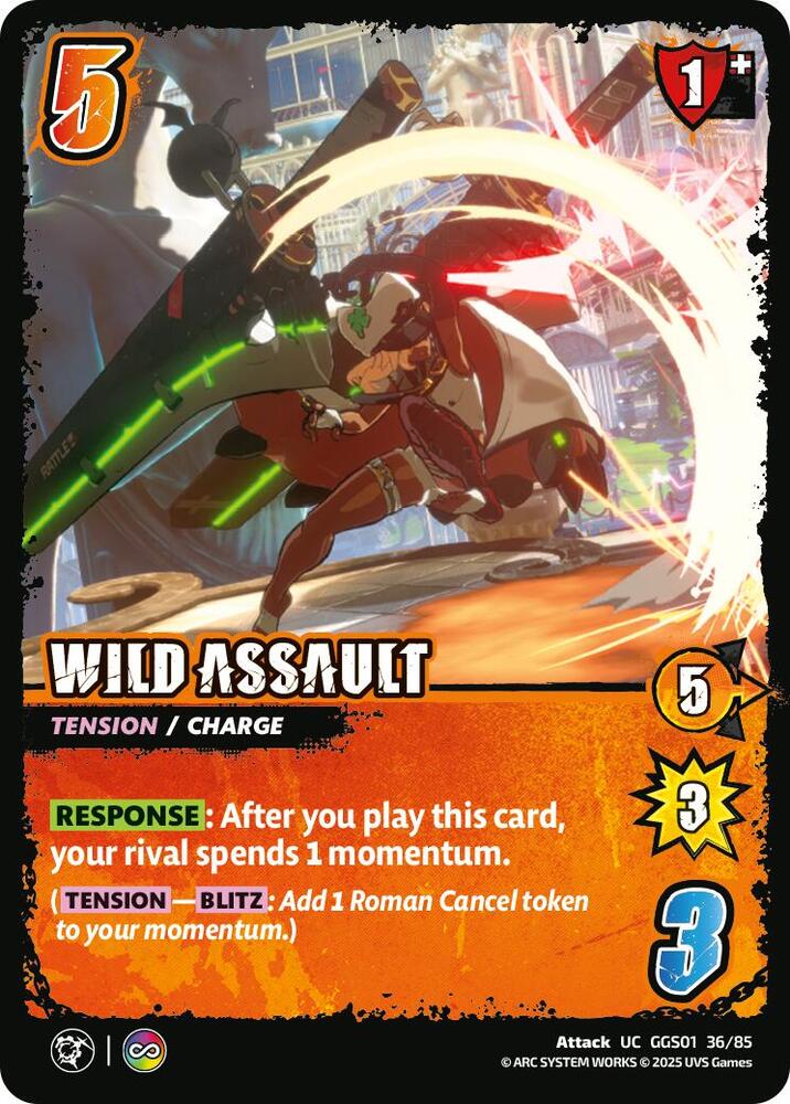 UniVersus GUILTY GEAR -STRIVE- WILD ASSAULT GGS01 36/85 Uncommon Near Mint