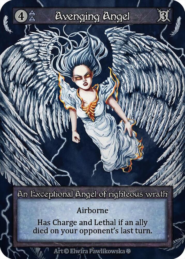Sorcery: Contested Realm Gothic Avenging Angel Exceptional Near Mint