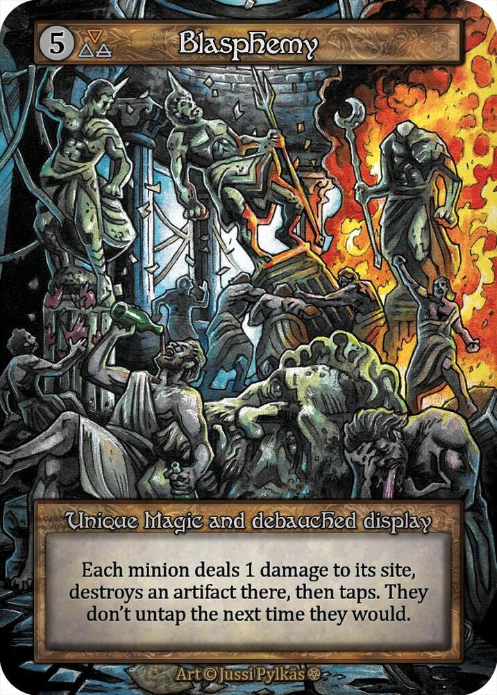 Sorcery: Contested Realm Gothic Blasphemy Unique Near Mint