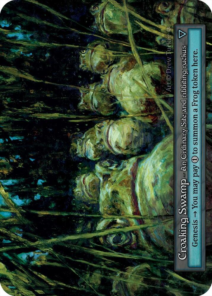 Sorcery: Contested Realm Gothic Croaking Swamp Ordinary Near Mint