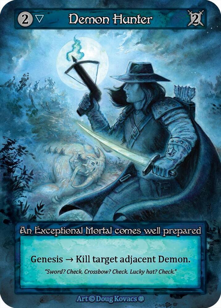 Sorcery: Contested Realm Gothic Demon Hunter Exceptional Near Mint