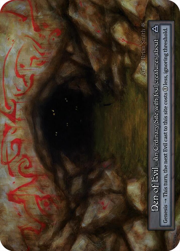 Sorcery: Contested Realm Gothic Den of Evil Ordinary Near Mint