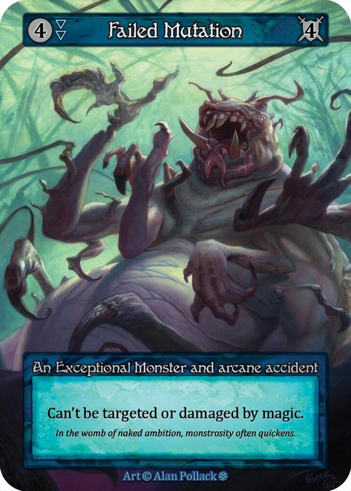 Sorcery: Contested Realm Gothic Failed Mutation Exceptional Near Mint