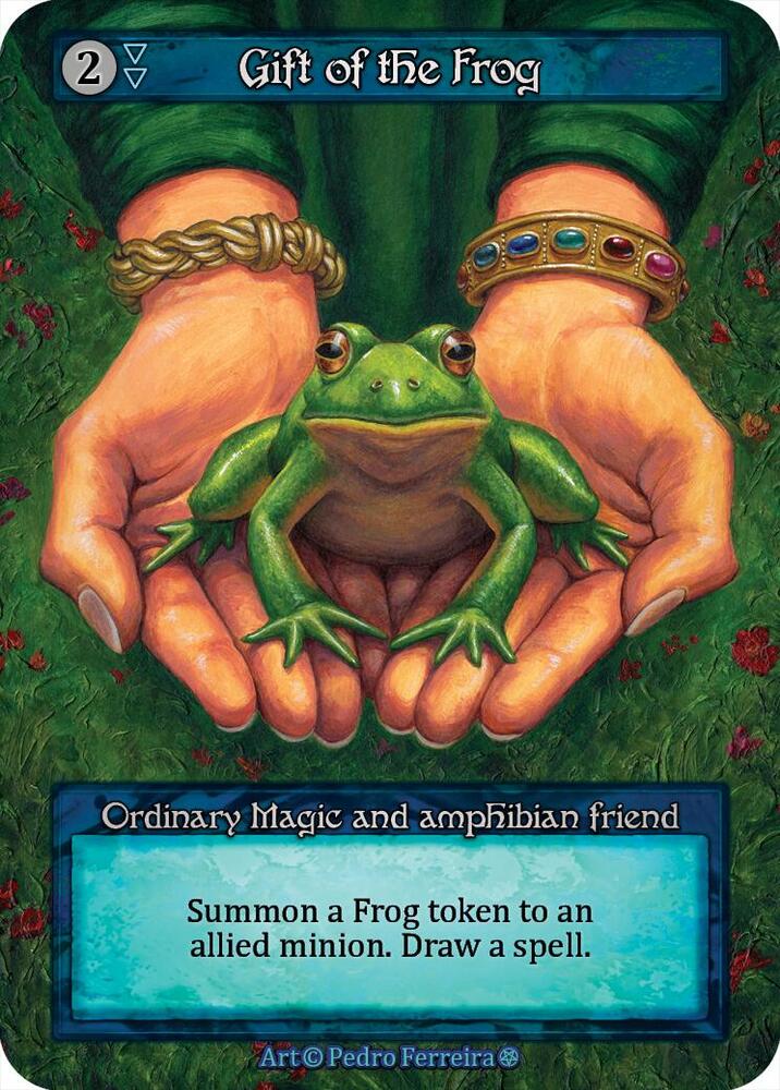 Sorcery: Contested Realm Gothic Gift of the Frog Ordinary Near Mint