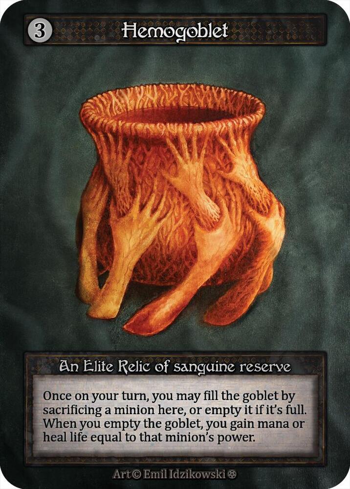 Sorcery: Contested Realm Gothic Hemogoblet Elite Near Mint