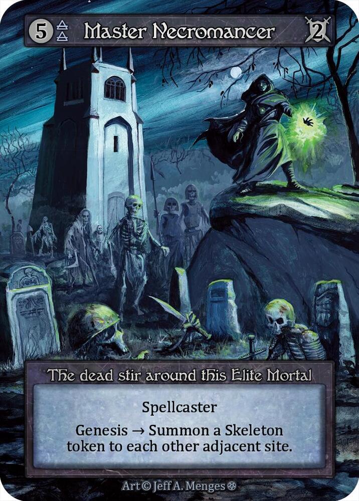 Sorcery: Contested Realm Gothic Master Necromancer Elite Near Mint