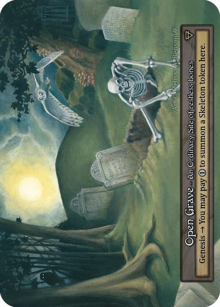 Sorcery: Contested Realm Gothic Open Grave Ordinary Near Mint