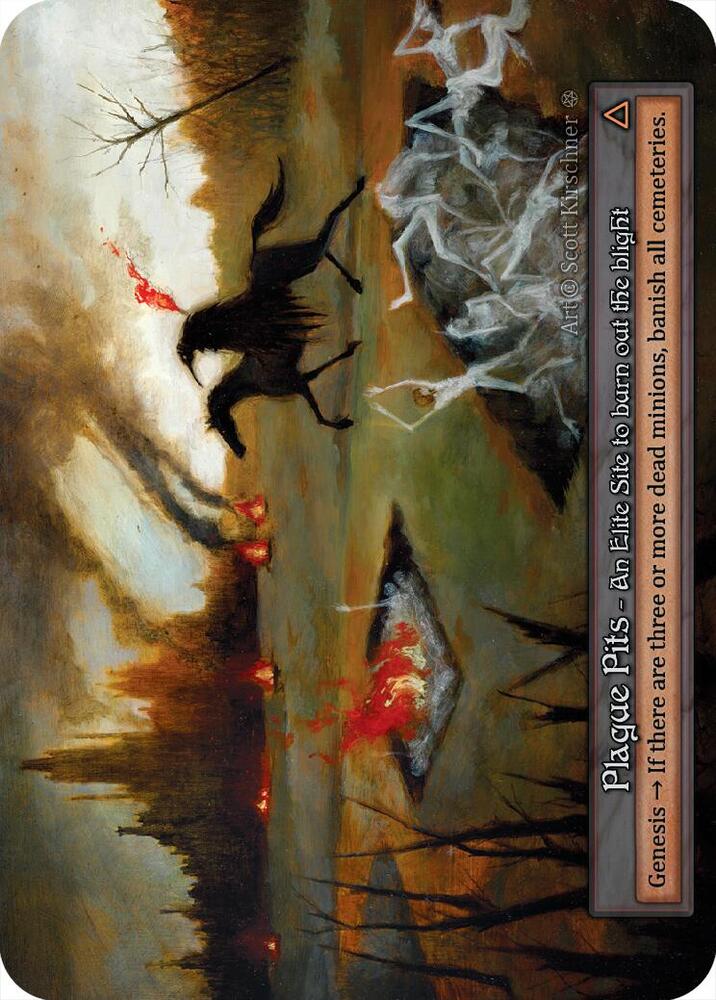 Sorcery: Contested Realm Gothic Plague Pits Elite Near Mint