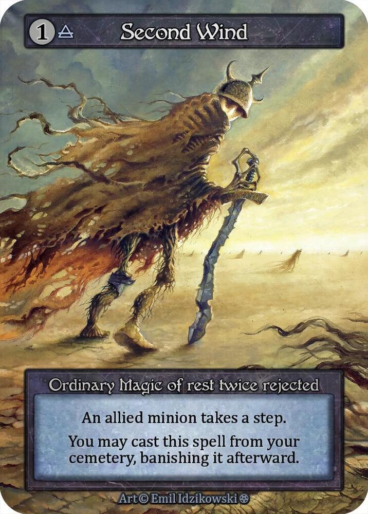 Sorcery: Contested Realm Gothic Second Wind Ordinary Near Mint