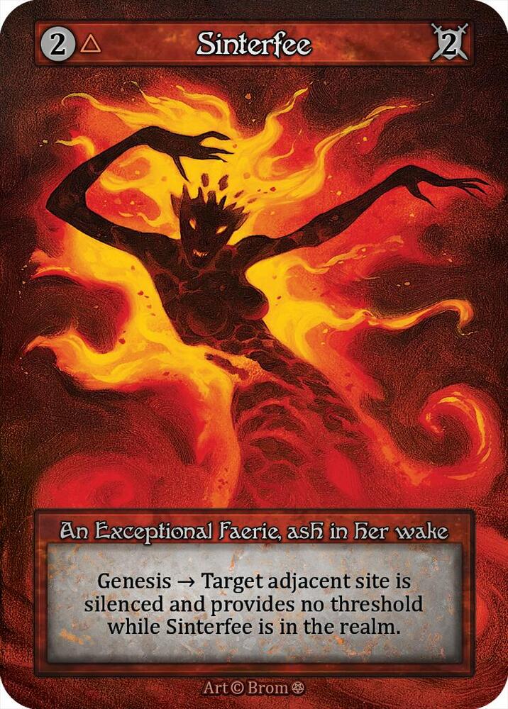 Sorcery: Contested Realm Gothic Sinterfee Exceptional Near Mint