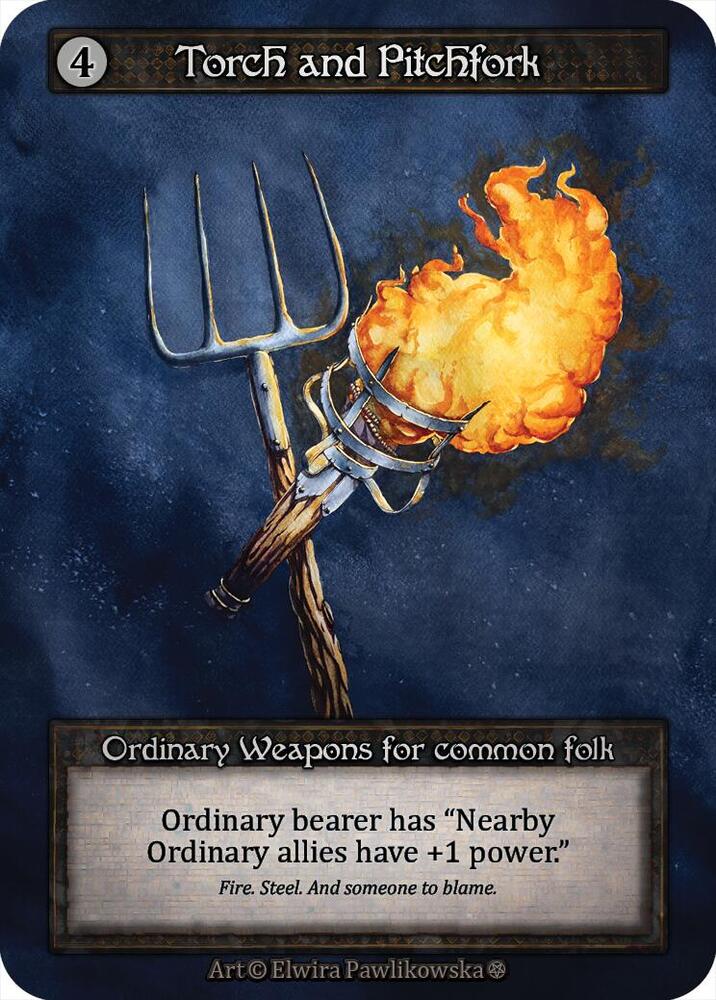 Sorcery: Contested Realm Gothic Torch and Pitchfork Ordinary Near Mint