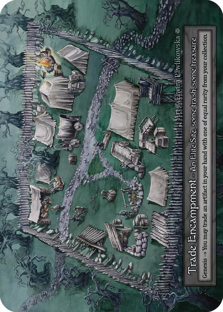 Sorcery: Contested Realm Gothic Trade Encampment Elite Near Mint