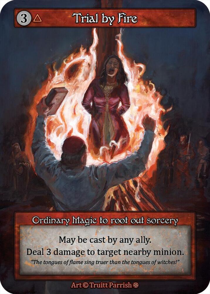 Sorcery: Contested Realm Gothic Trial by Fire Ordinary Near Mint
