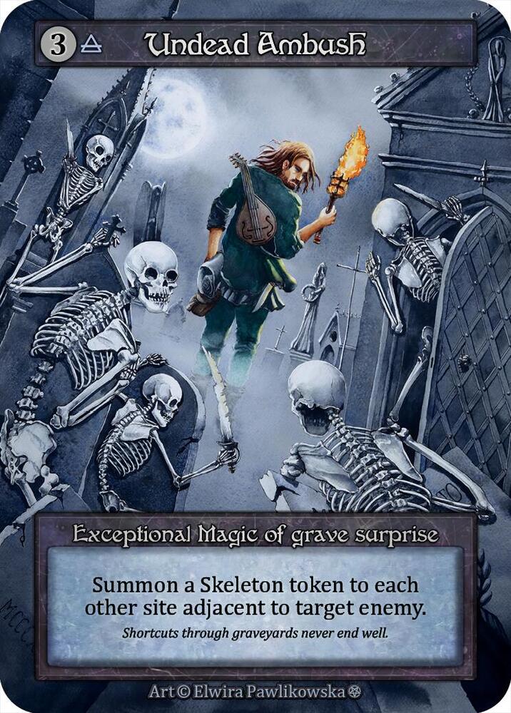 Sorcery: Contested Realm Gothic Undead Ambush Exceptional Near Mint