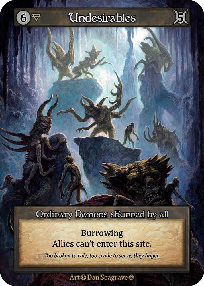 Sorcery: Contested Realm Gothic Undesirables Ordinary Near Mint
