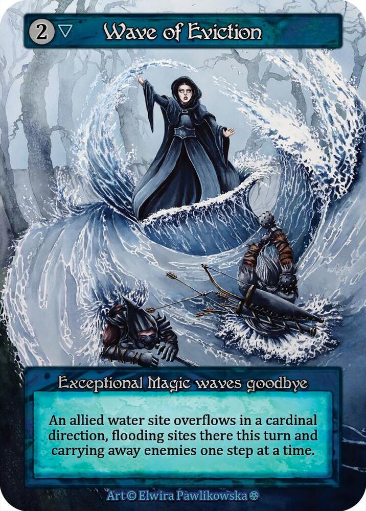Sorcery: Contested Realm Gothic Wave of Eviction Exceptional Near Mint