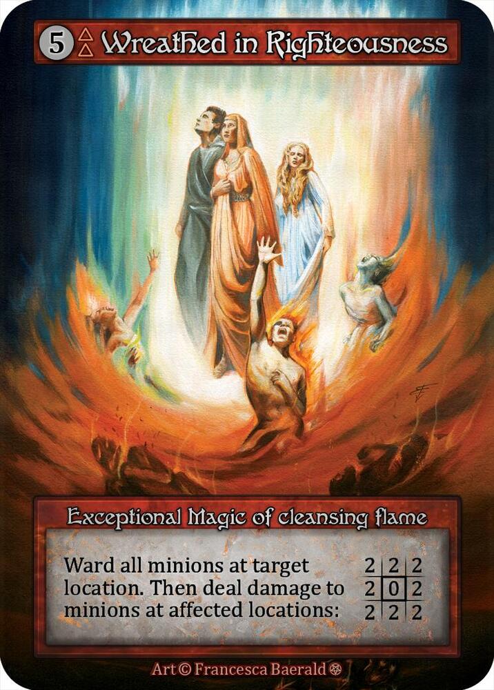 Sorcery: Contested Realm Gothic Wreathed in Righteousness Exceptional Near Mint