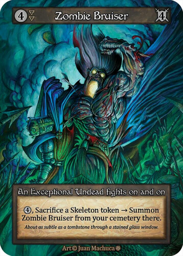 Sorcery: Contested Realm Gothic Zombie Bruiser Exceptional Near Mint
