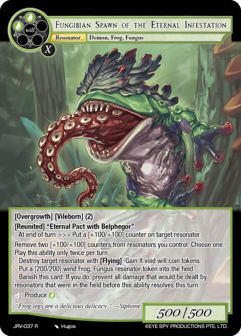 Force of Will Journey to Ravidra Fungibian Spawn of the Eternal Infestation JRV-037 R Rare Near Mint