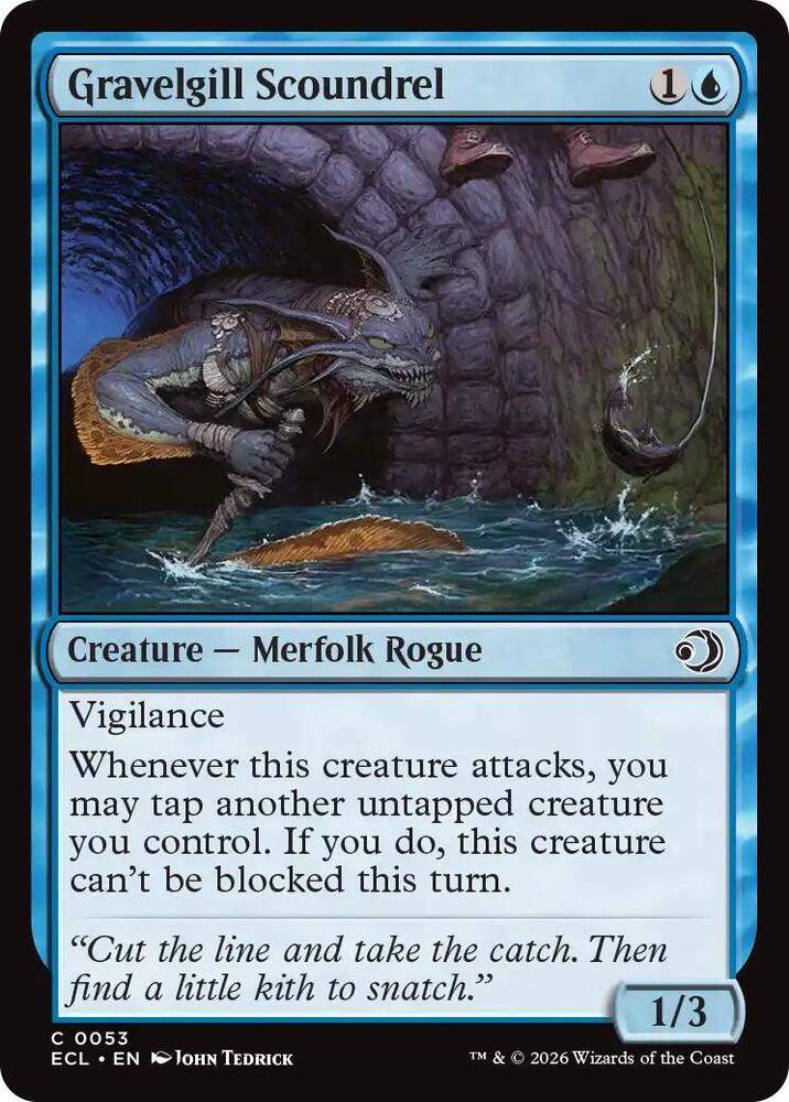 Magic Lorwyn Eclipsed Gravelgill Scoundrel 53 C Near Mint