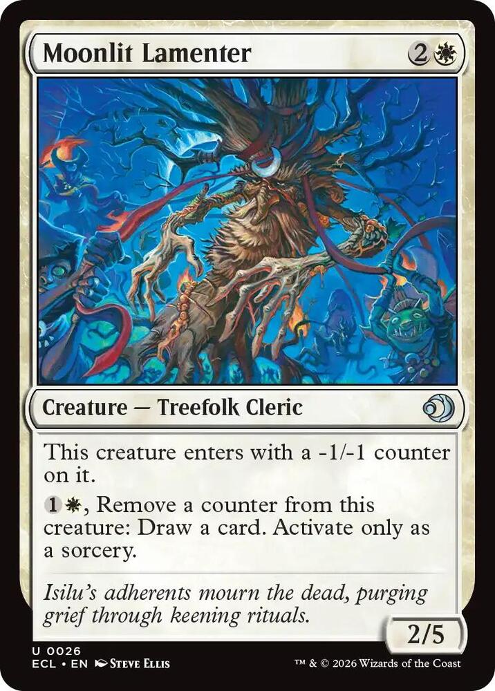 Magic Lorwyn Eclipsed Moonlit Lamenter 26 U Near Mint