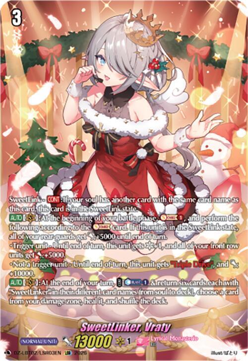 Cardfight Vanguard DZ-LBT02: Lyrical Monasterio Season of Wonders SweetLinker, Vraty (LSR) DZ-LBT02/LSR03EN LSR Near Mint
