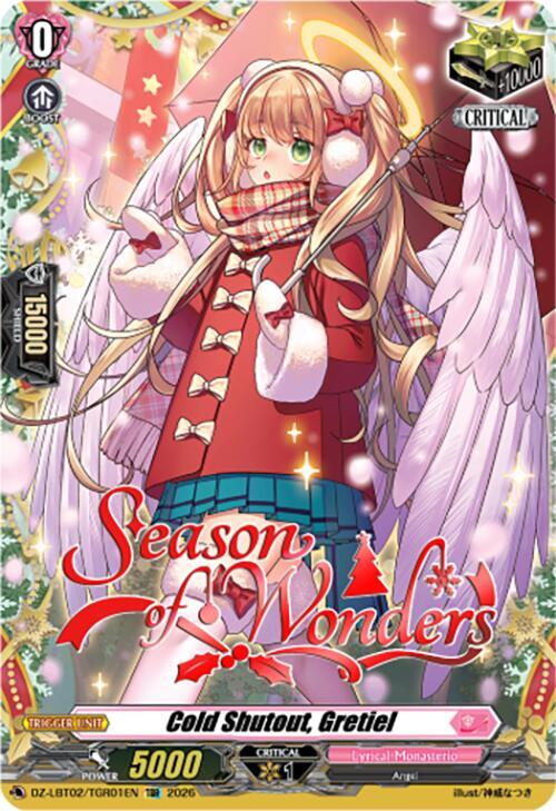 Cardfight Vanguard DZ-LBT02: Lyrical Monasterio Season of Wonders Cold Shutout, Gretiel DZ-LBT02/TGR01EN TGR Near Mint